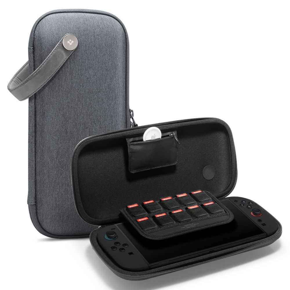 Spigen Klasden laukku Nintendo Switch 2:lle - harmaa