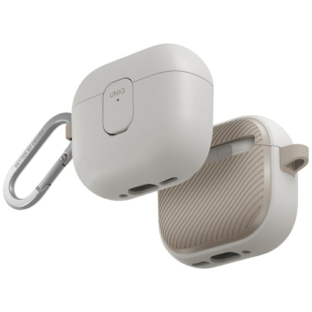 Uniq Clyde Lock -kotelo AirPods 4 - beige