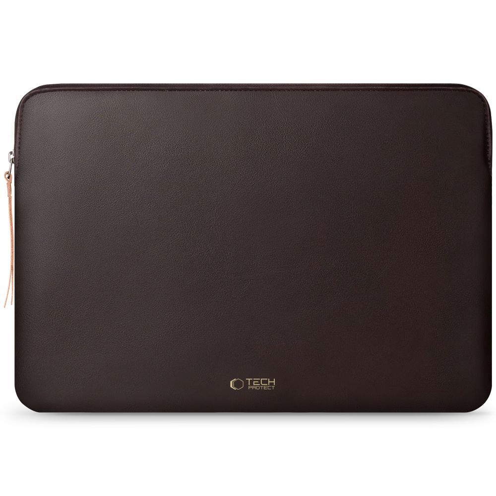 Tech-Protect Fleece Laptop Bag 13-14" - Brown