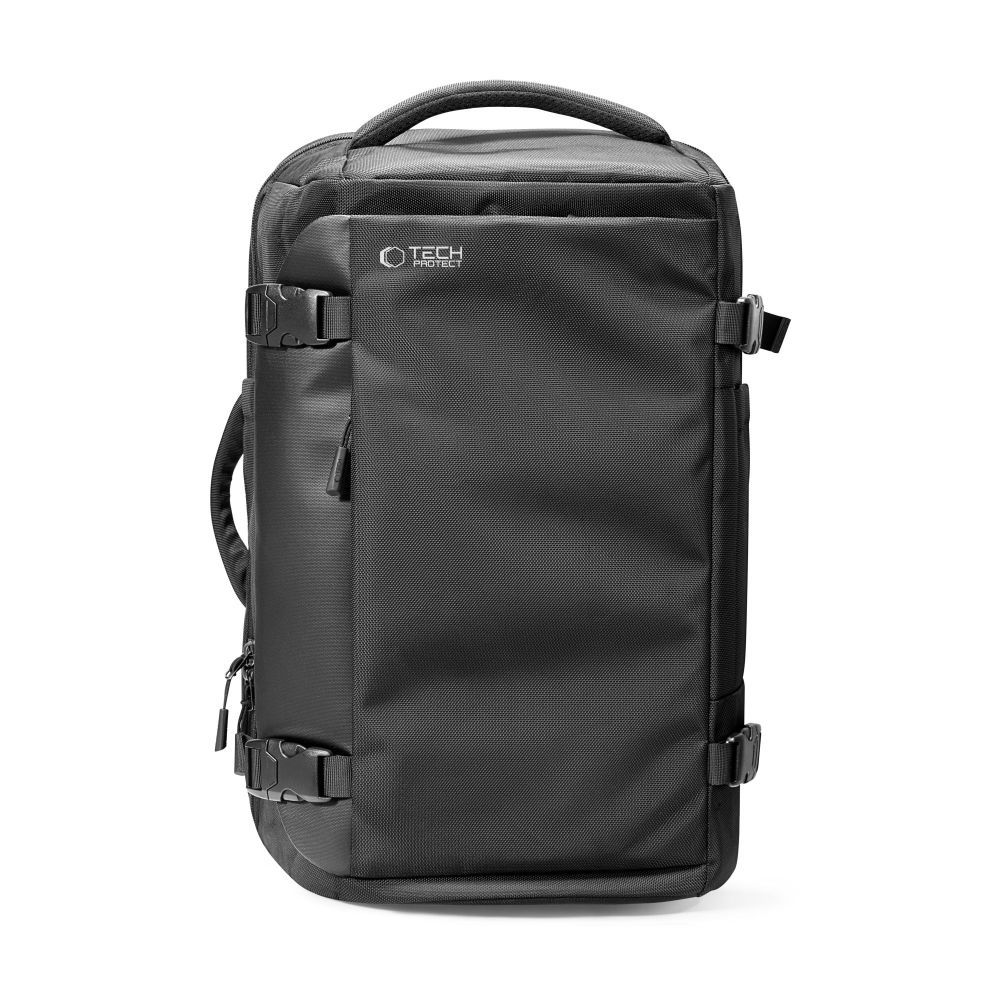Tech-Protect Defender S40 Reppu Ryanair & Wizzair:lle, 20L kannettava - Musta