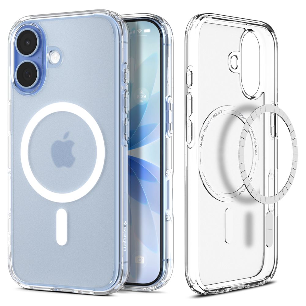 Spigen Ultra Hybrid Mag Magsafe ACS10384 Suojakuori iPhone 17:lle - Frost valkoinen