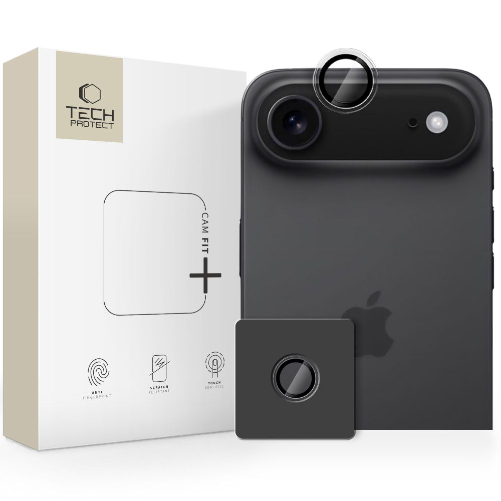 Tech-Protect Camring Fit+ kameran suojus iPhone 17 Air:lle - kirkas