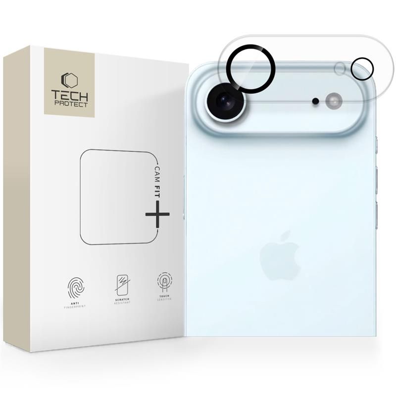 Kameran karkaistu lasi Tech-Protect Cam Fit+ Apple iPhone Air - kirkas