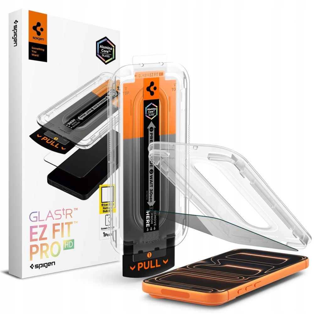 Spigen Glas.TR EZ Fit Pro yksityisyyslasi iPhone 16 Pro Max / 17 Pro Max:lle