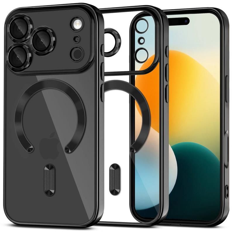 Tech-Protect MagFlex MagSafe Suojakuori iPhone 17 Pro Max:lle - Kirkas musta