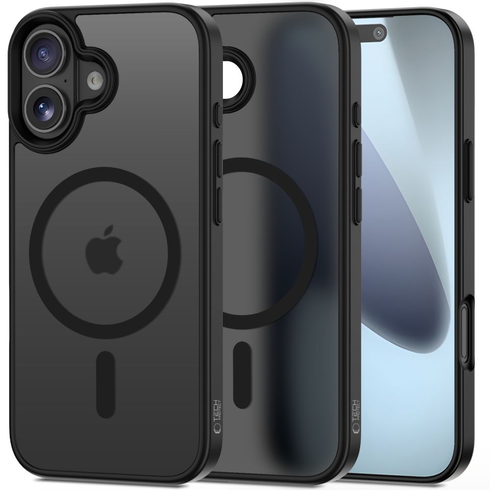 Tech-Protect MagMat MagSafe Suojakuori iPhone 17:lle - Matta musta