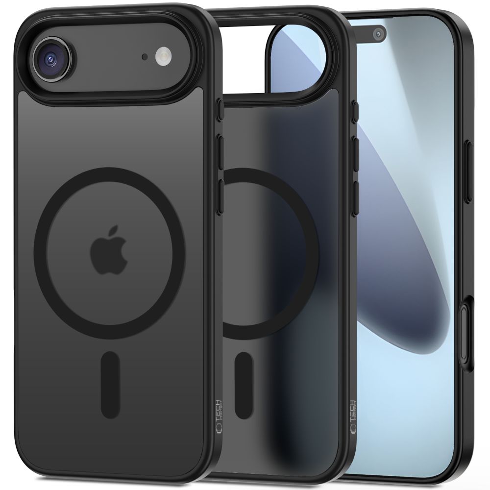 Tech-Protect MagMat MagSafe Suojakuori iPhone 17 Air:lle - Matta Musta