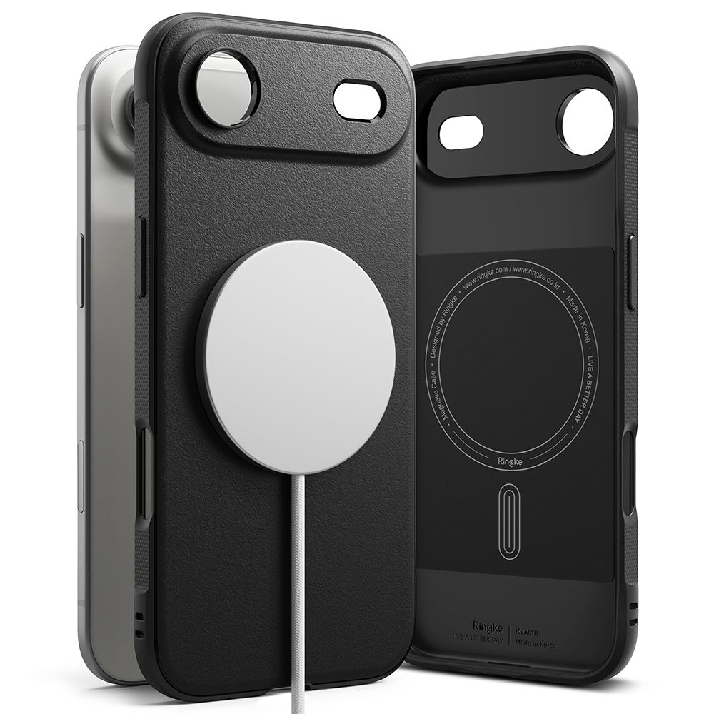Ringke Onyx Magneettinen MagSafe Suojakuori iPhone 17 Air:lle - Musta