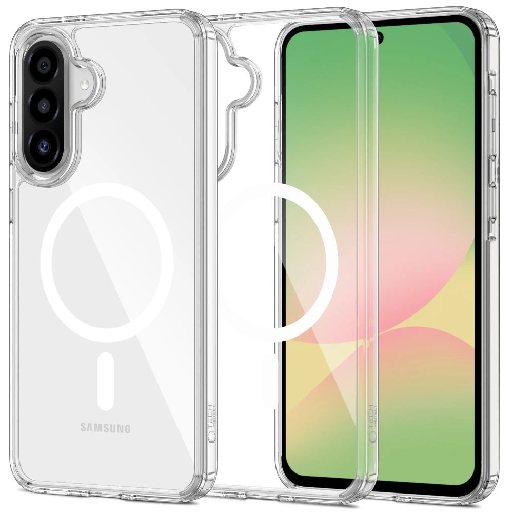 Tech-Protect FlexAir Hybrid MagSafe Suojakuori Samsung Galaxy A17 4G / 5G:lle - Läpinäkyvä