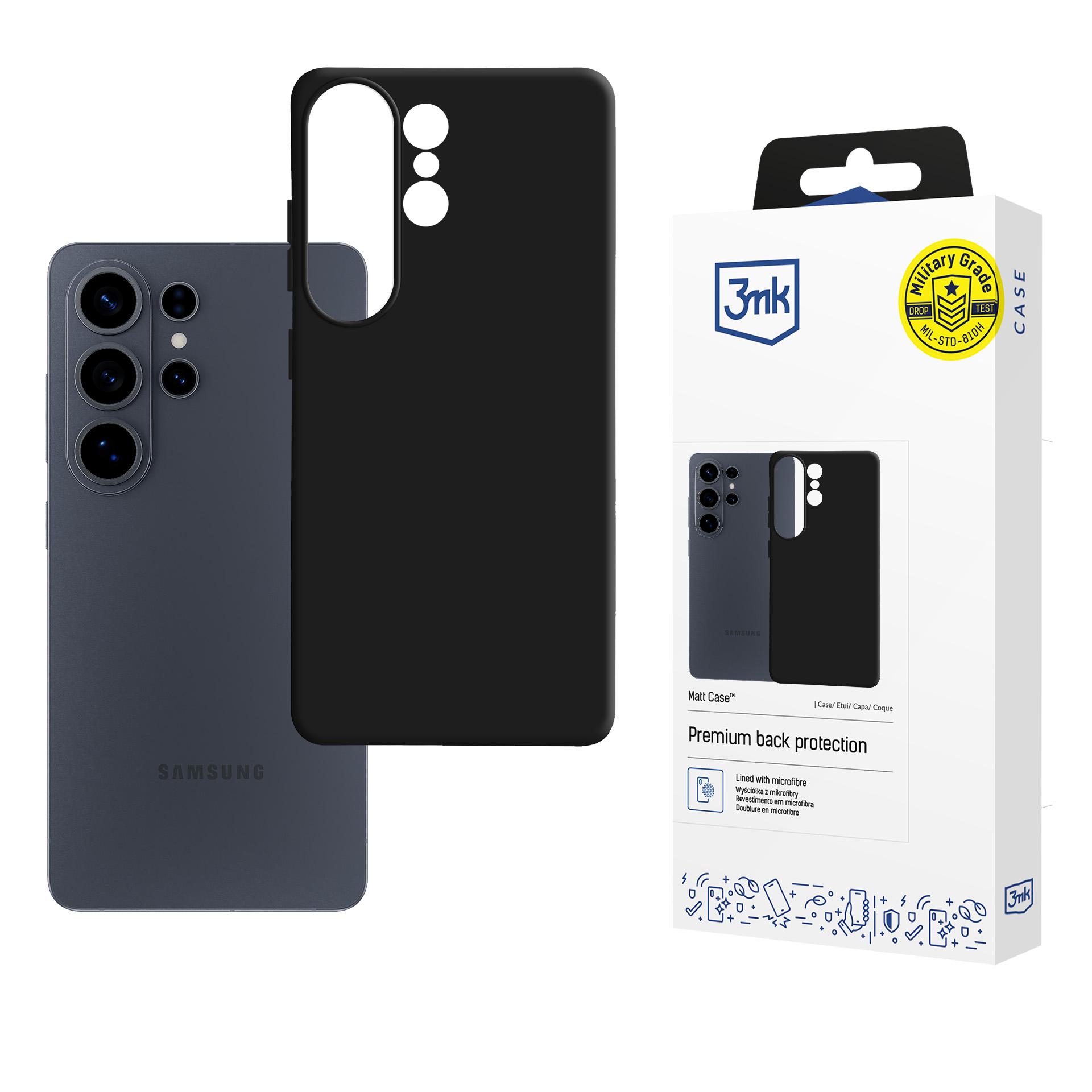 3mk Matt Case Samsung Galaxy S26 Ultralle - matta musta
