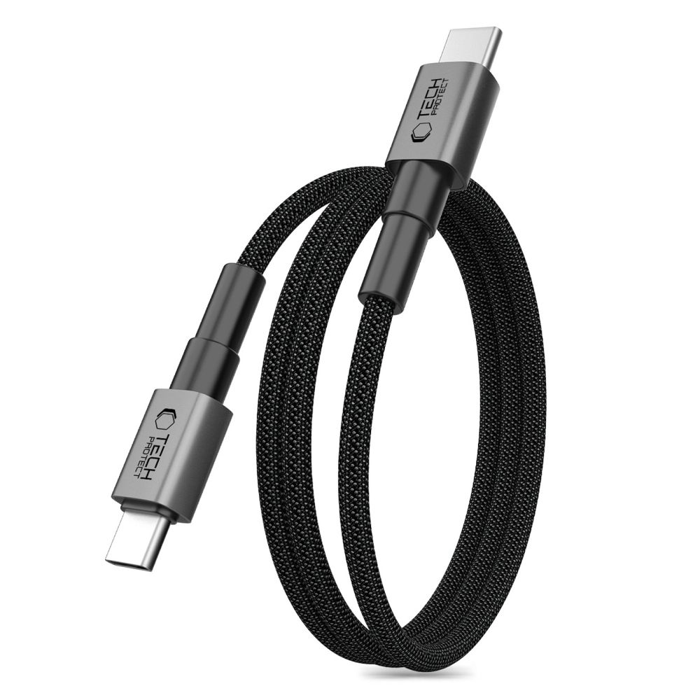 Tech-Protect Ultraboost DNA MagTwist USB-C PD Kaapeli 100W / 5A 100 cm - harmaa
