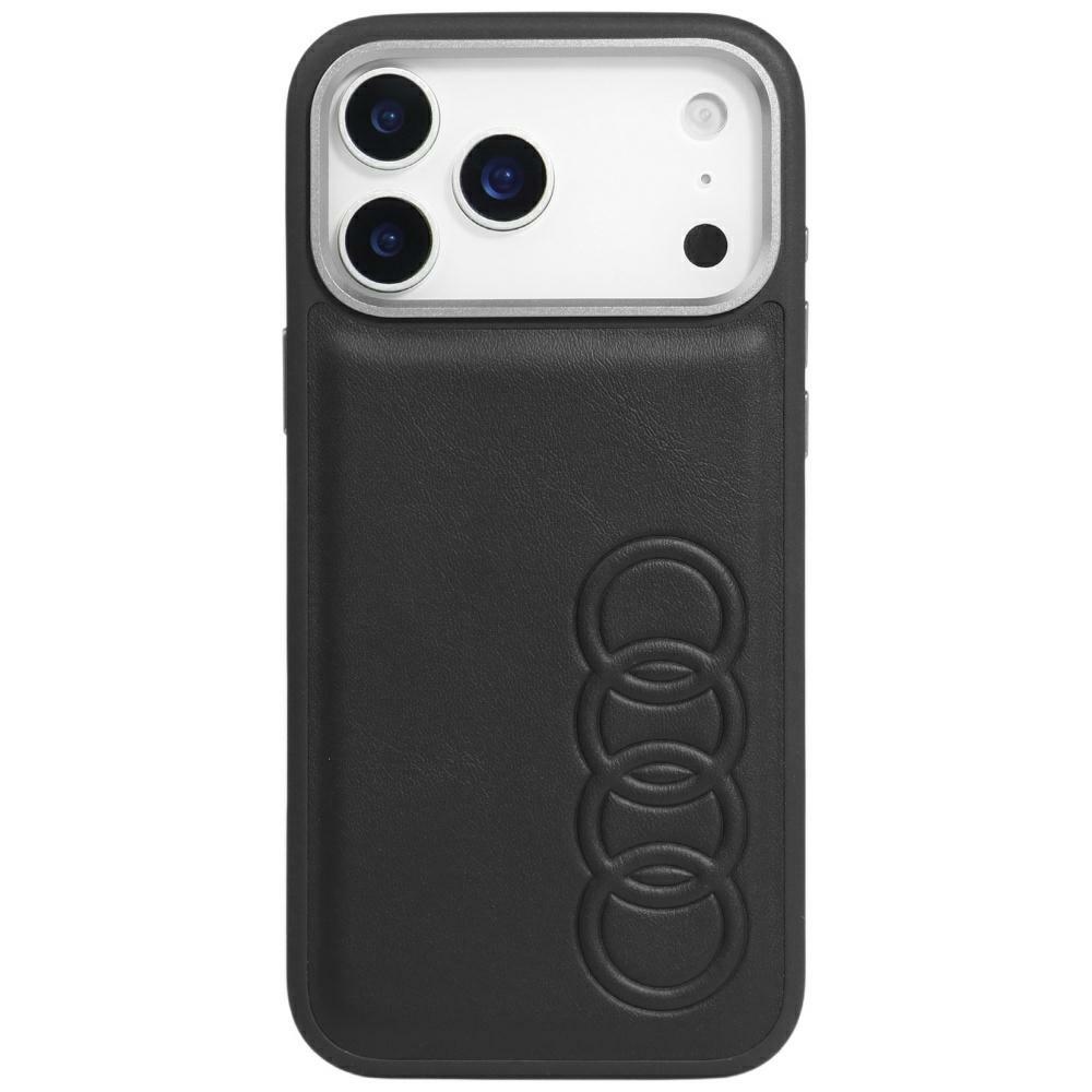 Audi TT keinonahkainen MagSafe-suojakuori iPhone 17 Pro Max - musta