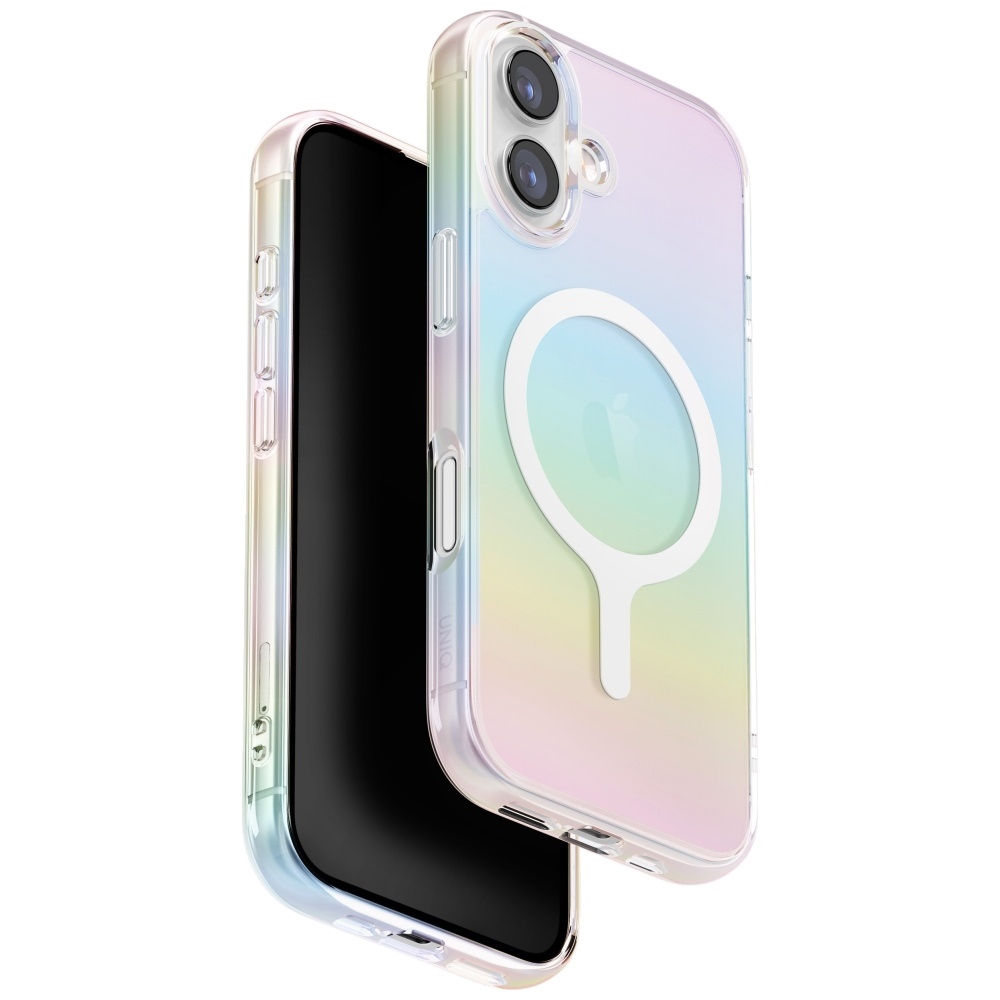 Uniq Iridescia Magclick Lataussuojakuori iPhone 17:lle - Moniväri