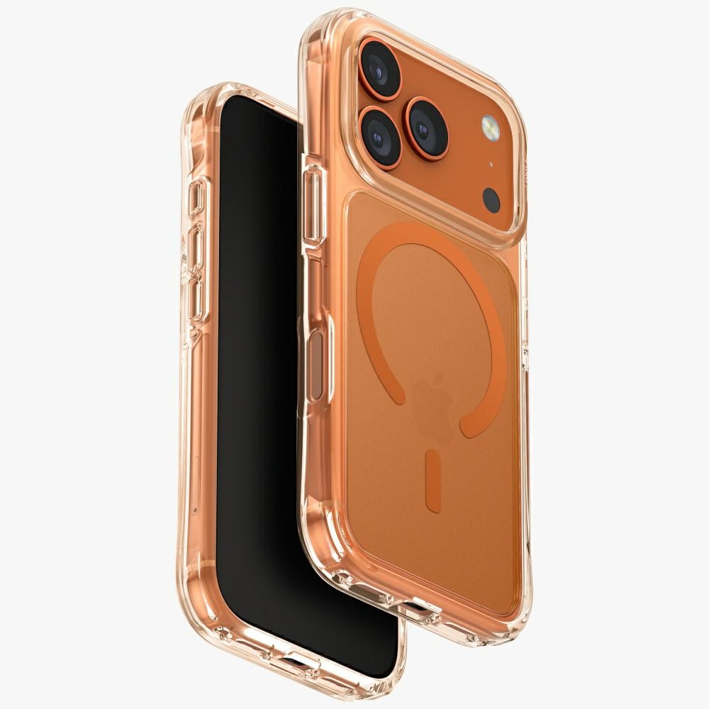 Uniq LifePro Xtreme Magclick Charging Suojakuori iPhone 17 Pro:lle - Oranssi