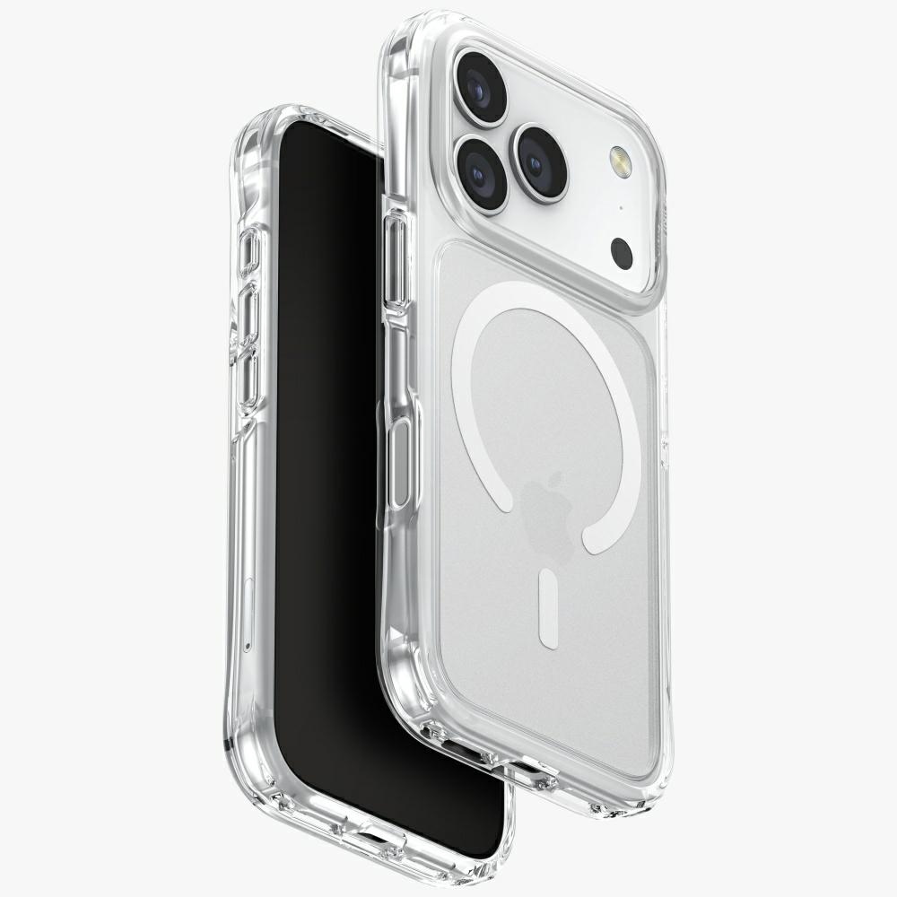 Uniq LifePro Xtreme Magclick Lataussuojakuori iPhone 17 Pro:lle - Läpinäkyvä-Glitter