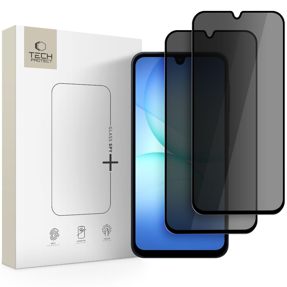 Tech-Protect Glass Spy+ 2-pakkaus Yksityisyyslasi Samsung Galaxy A16 4G / 5G / A26 5G / A17 4G / 5G:lle
