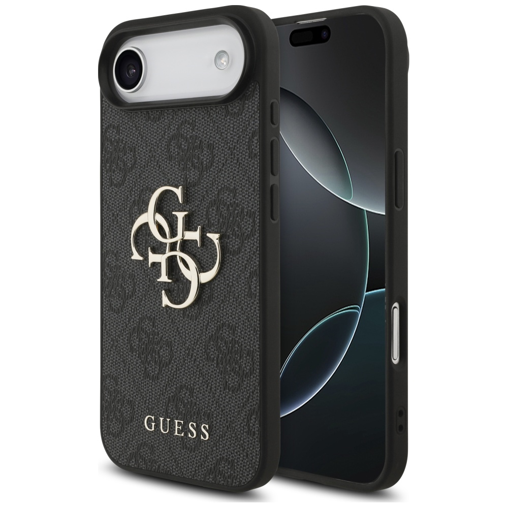 Guess 4G Big Logo Suojakuori iPhone 17 Air:lle - Musta