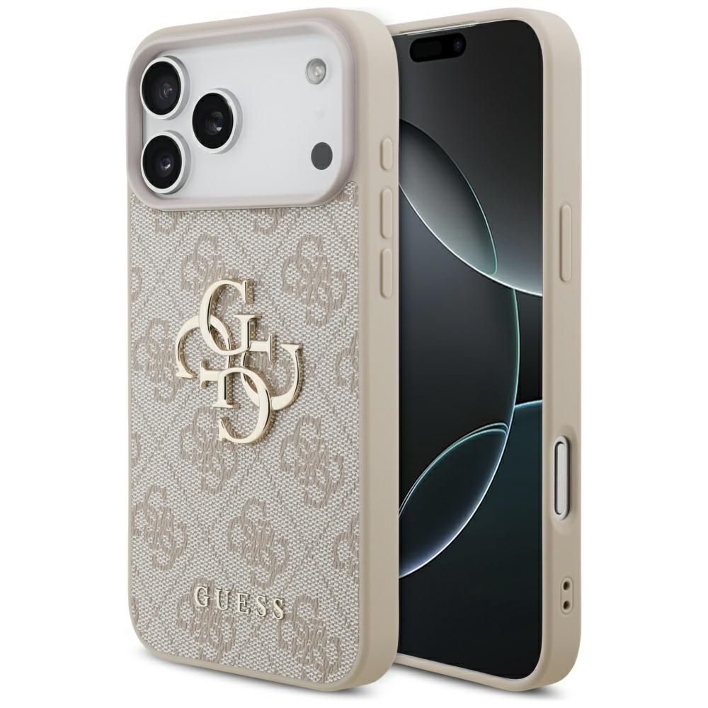 Guess 4G Big Logo -suojakuori iPhone 17 Pro Max - pinkki