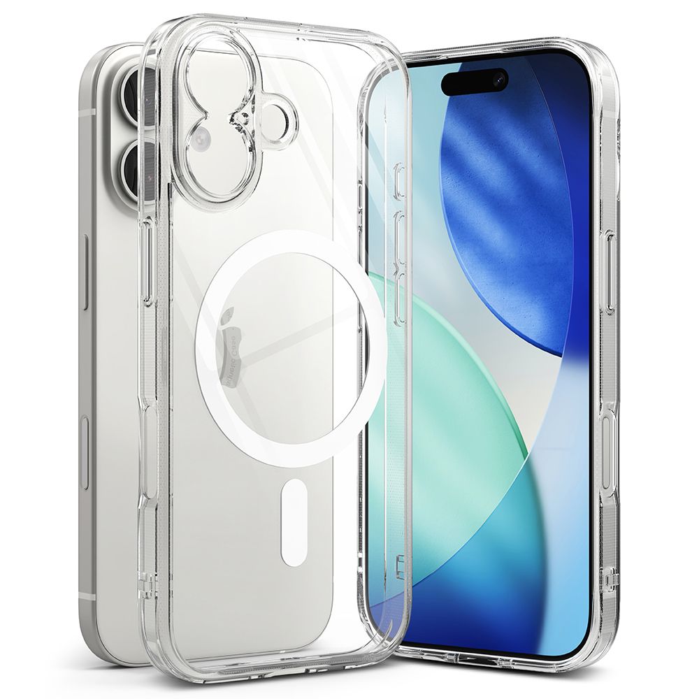 Ringke Fusion Magnetic MagSafe Suojakuori iPhone 17:lle - Kirkas