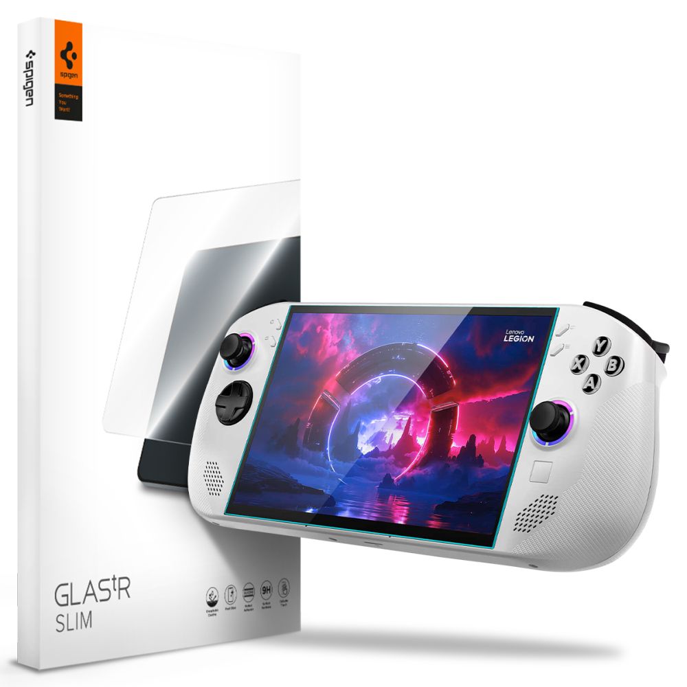 Spigen Glas.tR Slim 2-pakkaus Karkaistu lasi Lenovo Legion GO S:lle - Musta