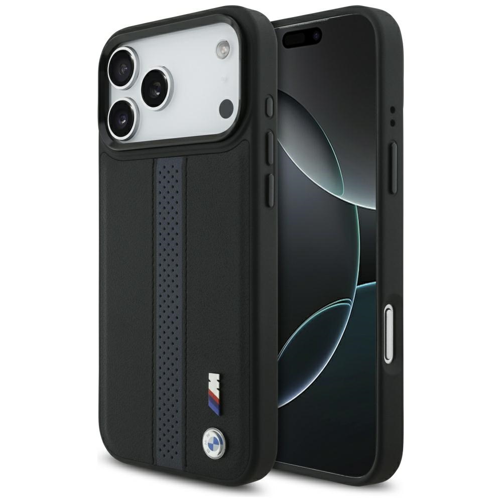 BMW M Perforated Stripe Logo MagSafe Suojakuori iPhone 17 Pro Max:lle - Sininen