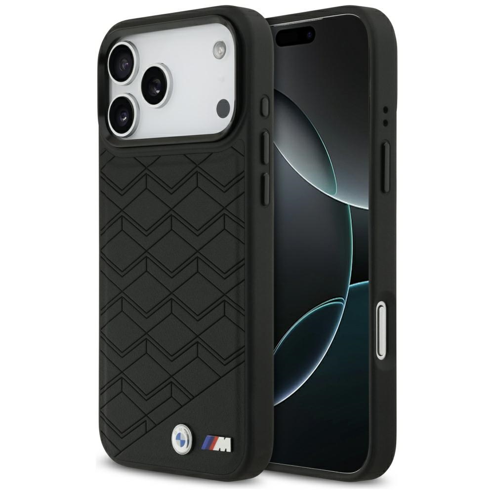 BMW M Shape Logo MagSafe Suojakuori iPhone 17 Pro Max:lle - Musta