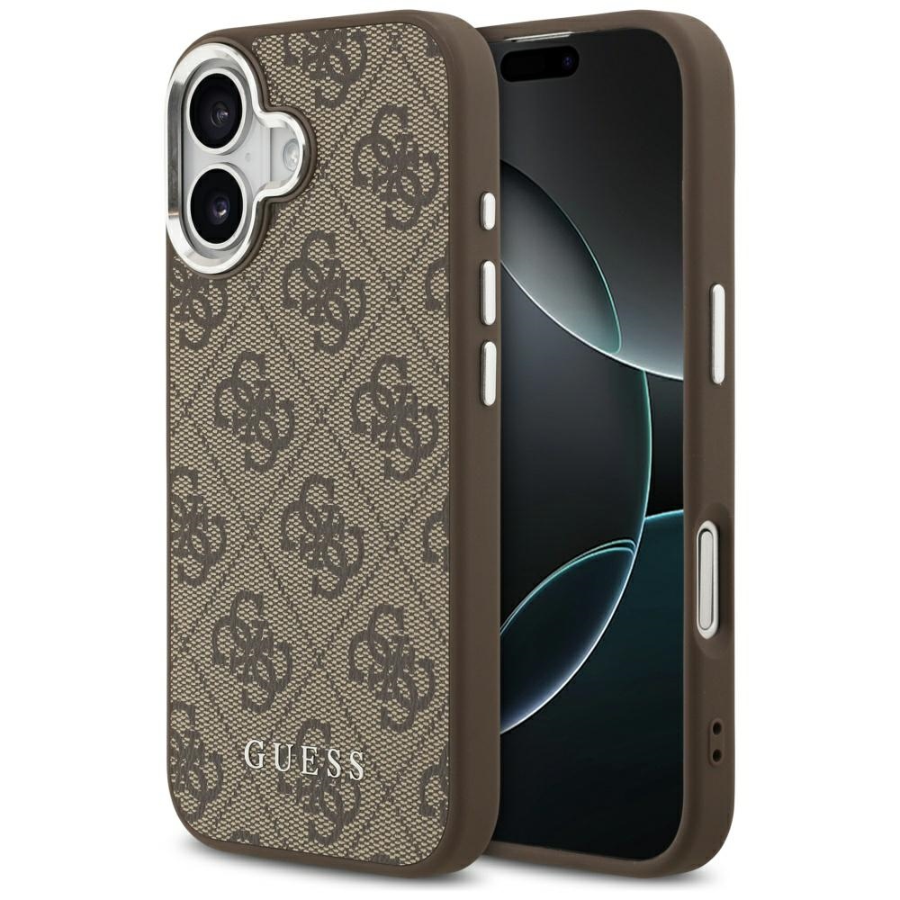 Guess 4G Classic Logo MagSafe Suojakuori iPhone 17:lle - Ruskea