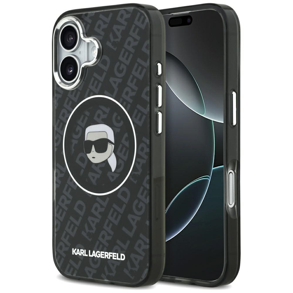Karl Lagerfeld IML Karl Head Logo MagSafe -suojakuori iPhone 17 - musta