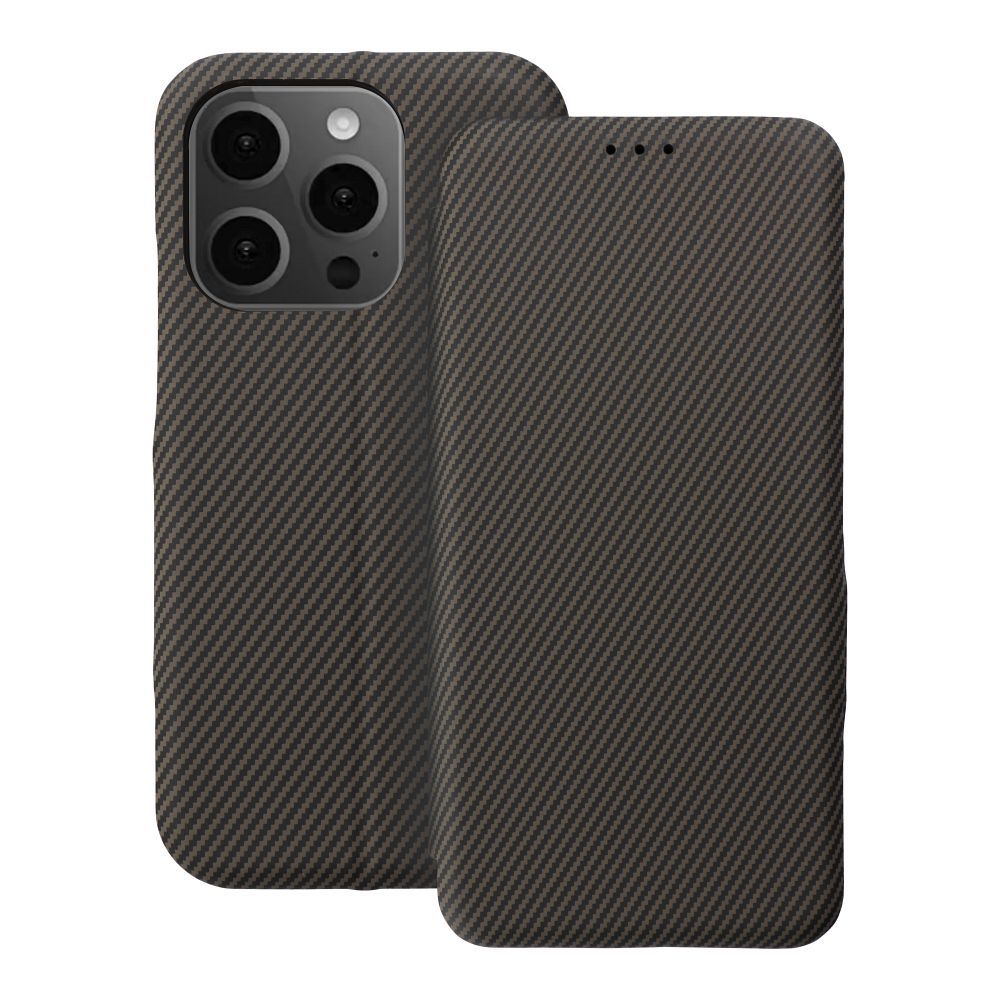 Lompakkokuori iPhone 14 PRO:lle Folio Side Magnet ruskea