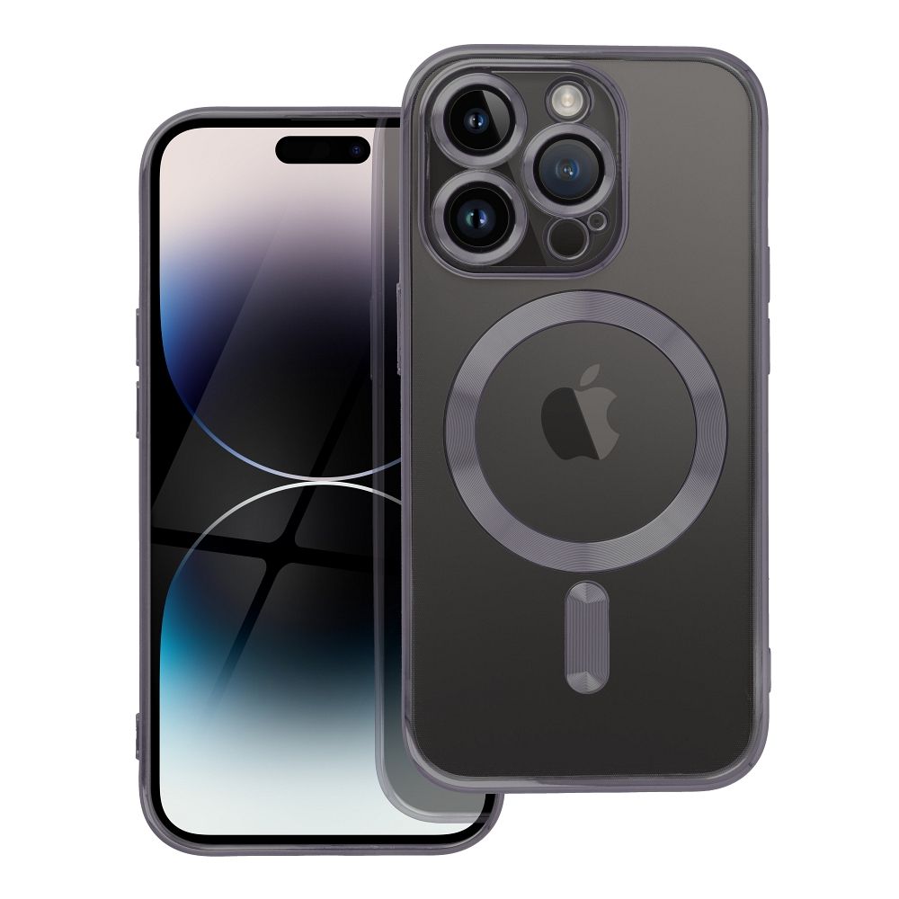 Suojakuori iPhone 14 PRO:lle Electro Mag Cover yhteensopiva MagSafe-version kanssa musta