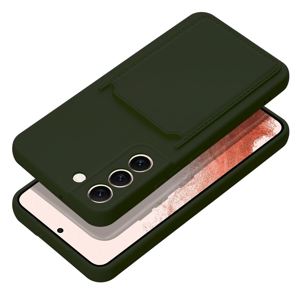 Suojakuori Samsung A35 5G:lle Card Case vihreä