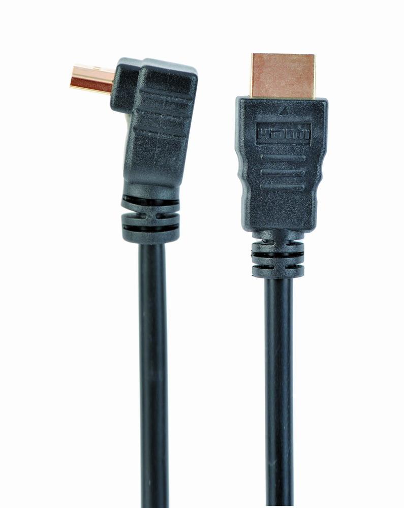 Gembird HDMI-HDMI-kaapeli 3m V2.0 90 astetta CC-HDMI490-10