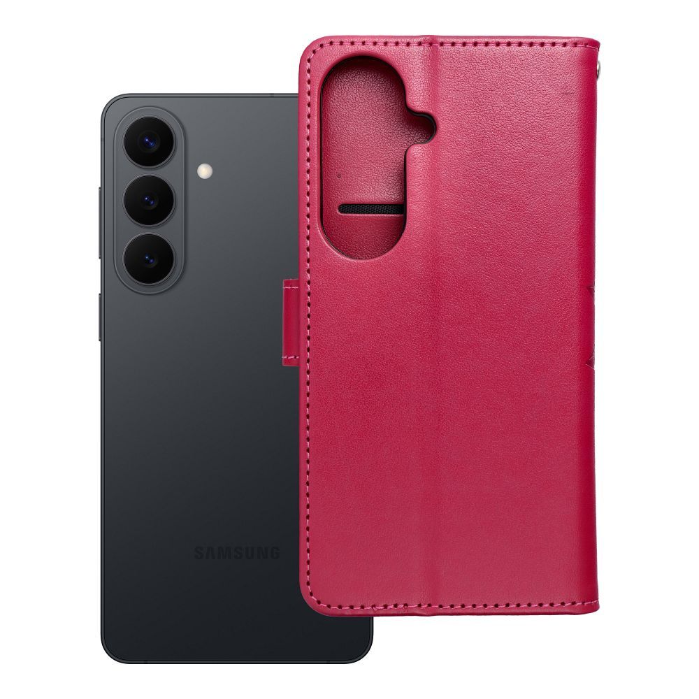 MEZZO Book Läppäsuojakuori Samsung S26:lle mandala magenta