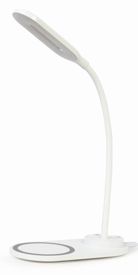 GEMBIRD langaton laturi pöytälampulla valkoinen TA-WPC10-LED-01-W