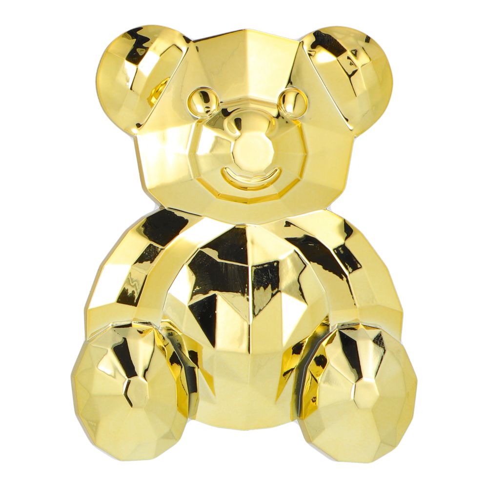 Puhelinteline BEAR - tarrakiinnitys - kultainen