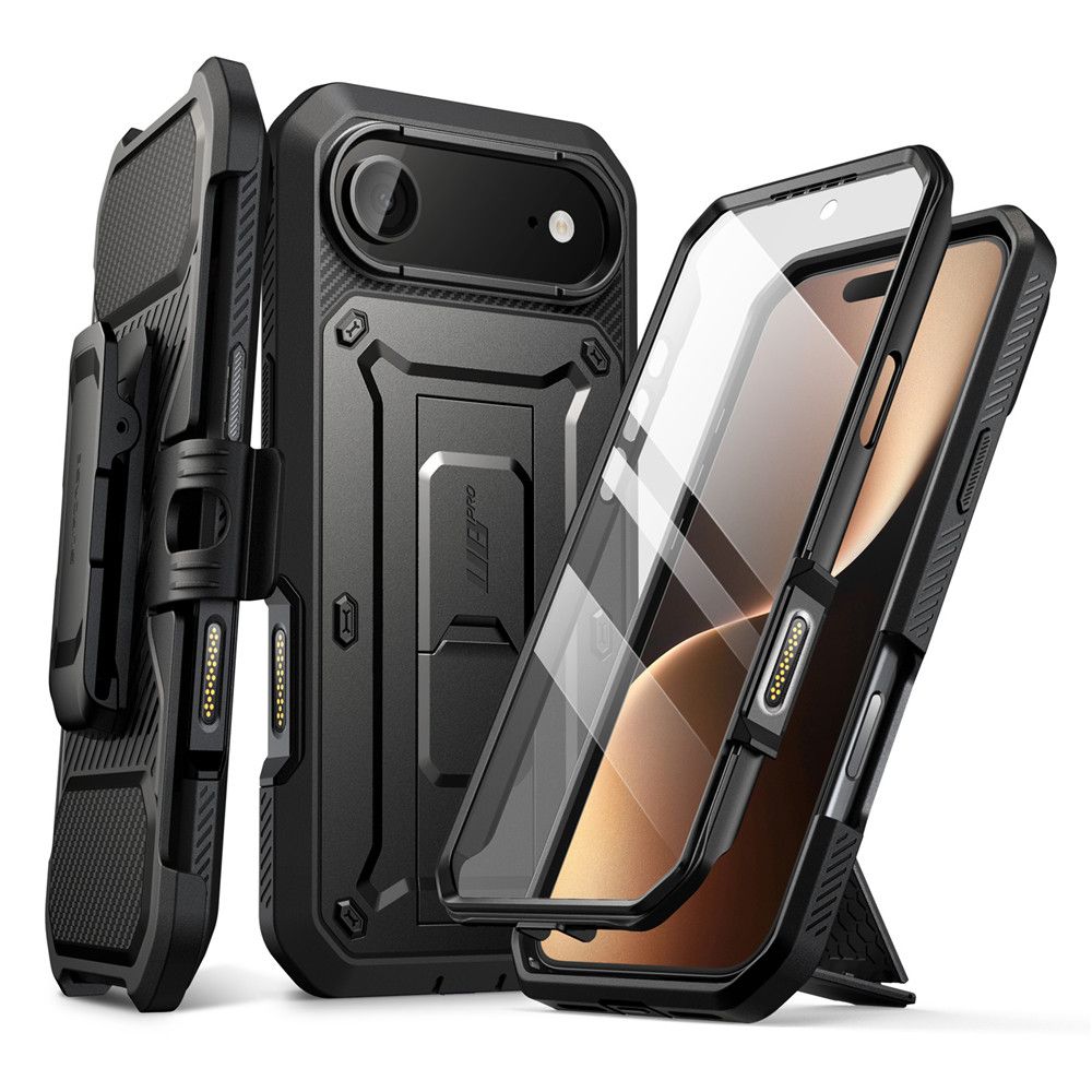 Supcase UB Pro Suojakuori iPhone 17 Air:lle - Musta