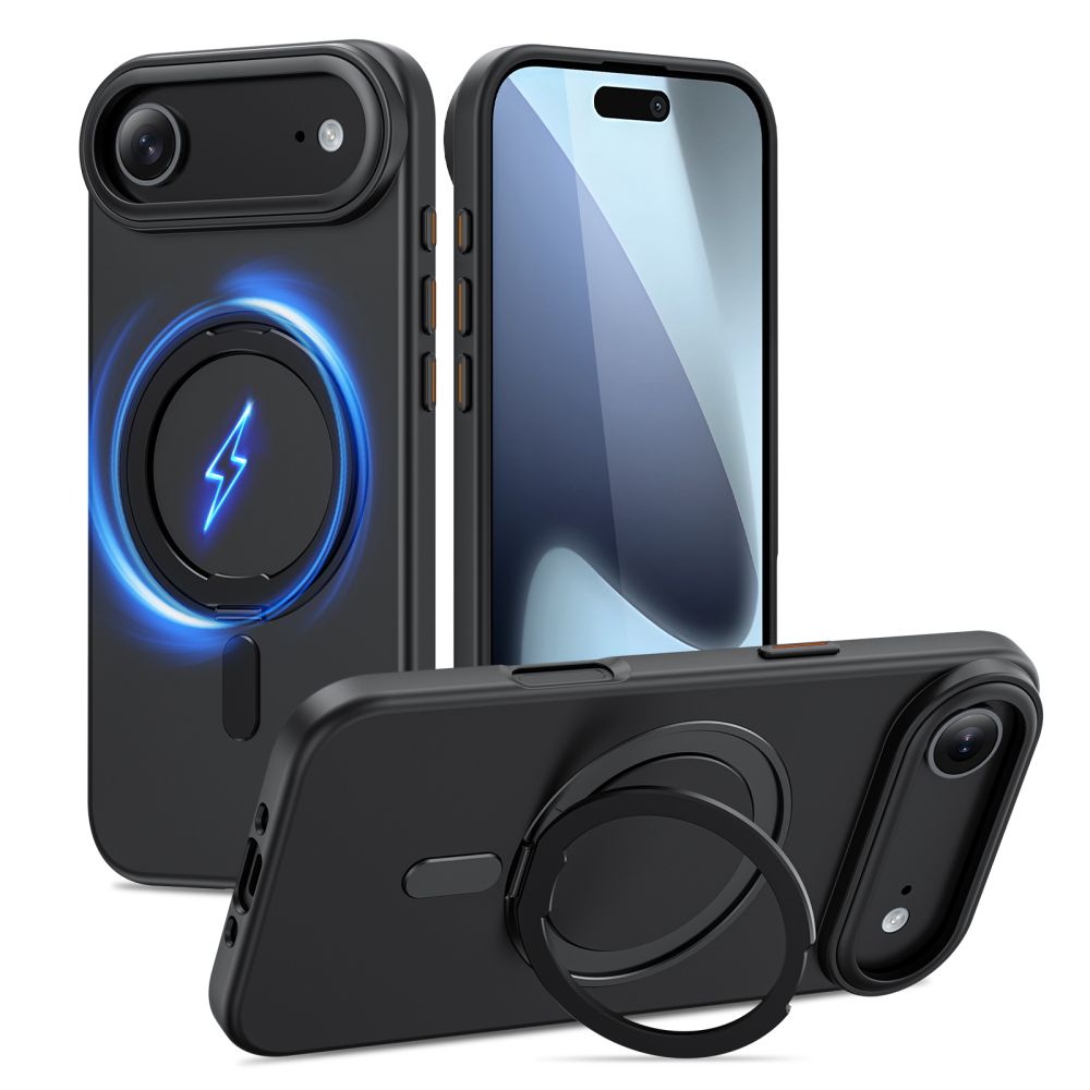 Tech-Protect MagRing MagSafe Suojakuori iPhone 17 Air:lle - Musta