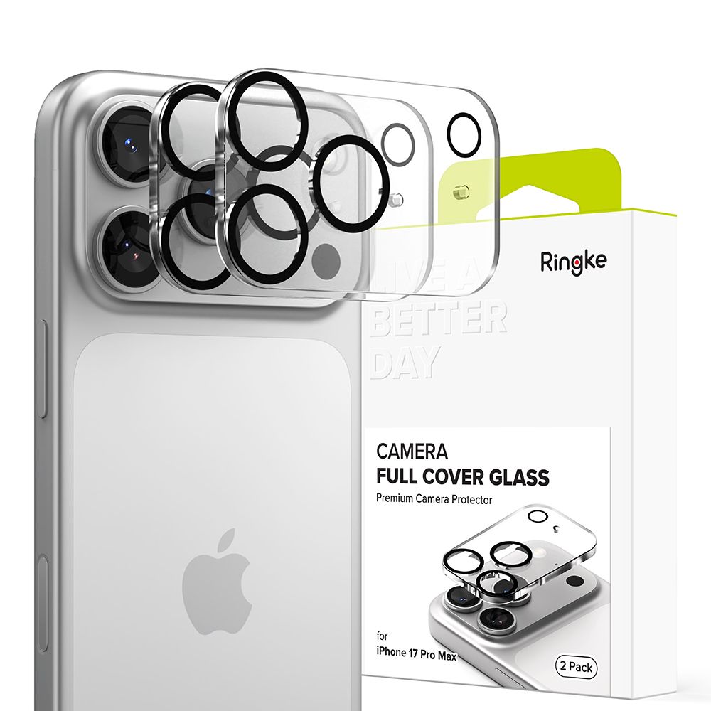 Ringke Camera Full Cover 2-pack iPhone 17 Pro Max:lle - Musta