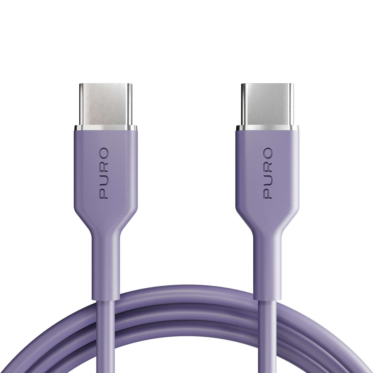 Puro ICON USB-C - USB-C -kaapeli 1,5 m - violetti