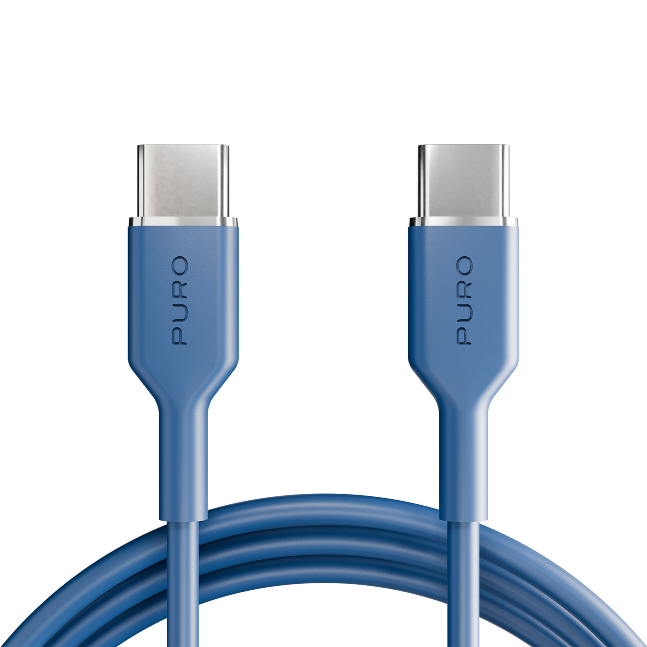 Puro ICON USB-C - USB-C -kaapeli 1,5 m - sininen