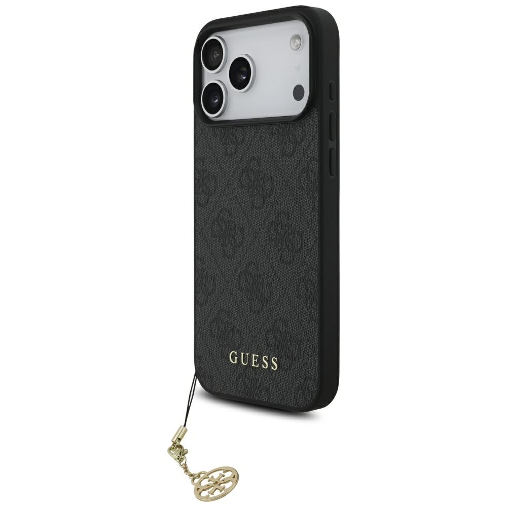 Guess 4G Charms Collection MagSafe -suojakuori iPhone 17 Pro Max - musta