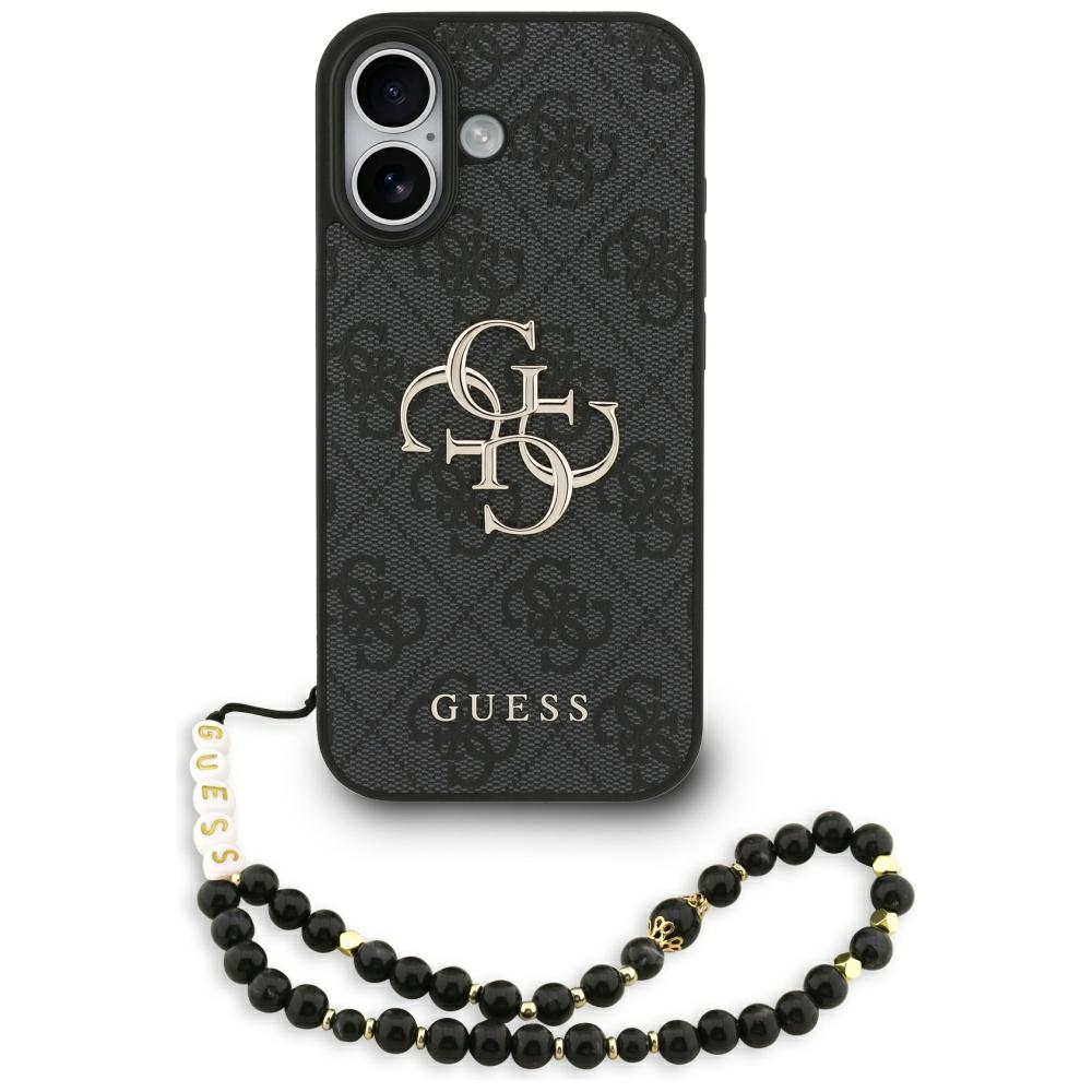 Guess 4G Strap 4G Classic Logo Case for iPhone 17 - Black