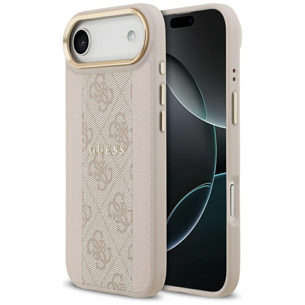 Guess 4G Stripe MagSafe Case for iPhone Air - Pink