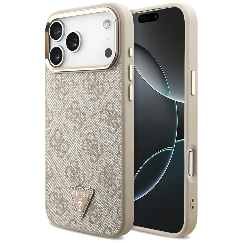 Guess 4G Triangle Logo MagSafe -suojakuori iPhone 17 Pro Max - ruusukulta