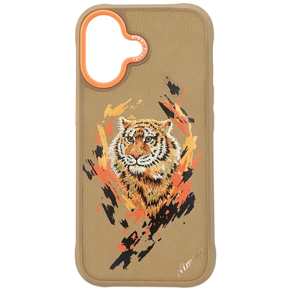Nimmy Tiger MagSafe Suojakuori iPhone 17:lle - vaaleanruskea