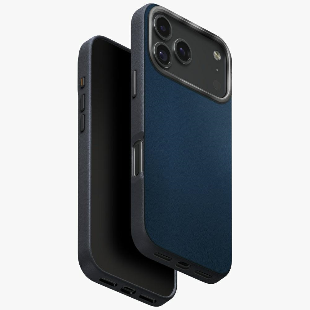 Uniq Lyden DS Suojakuori iPhone 17 Pro:lle Magclick Charging - sininen ja musta