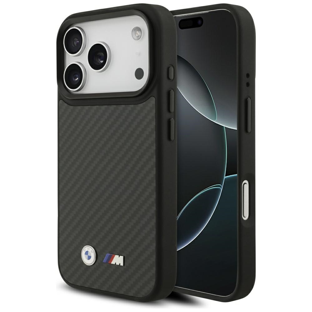 BMW M Kevlar Matt MagSafe Suojakuori iPhone 17 Pro:lle - musta