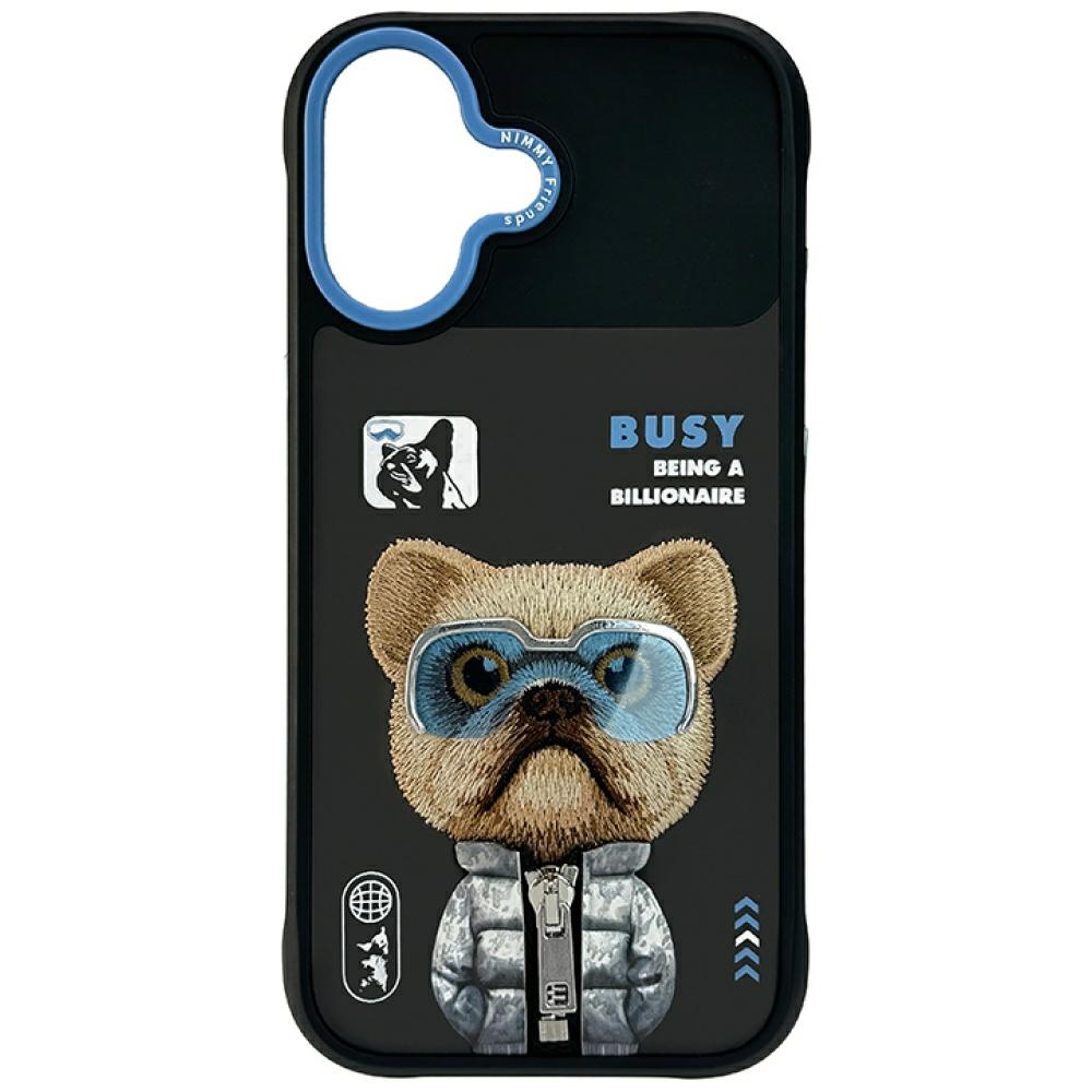 Nimmy Cool&Cute 2.0 Nag Suojakuori iPhone 17:lle - Musta
