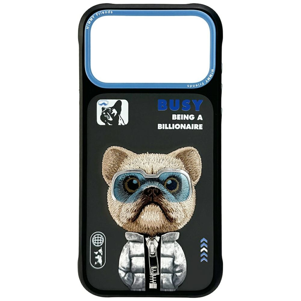 Nimmy Cool&Cute 2.0 Nag Suojakuori iPhone 17 Pro:lle - Musta