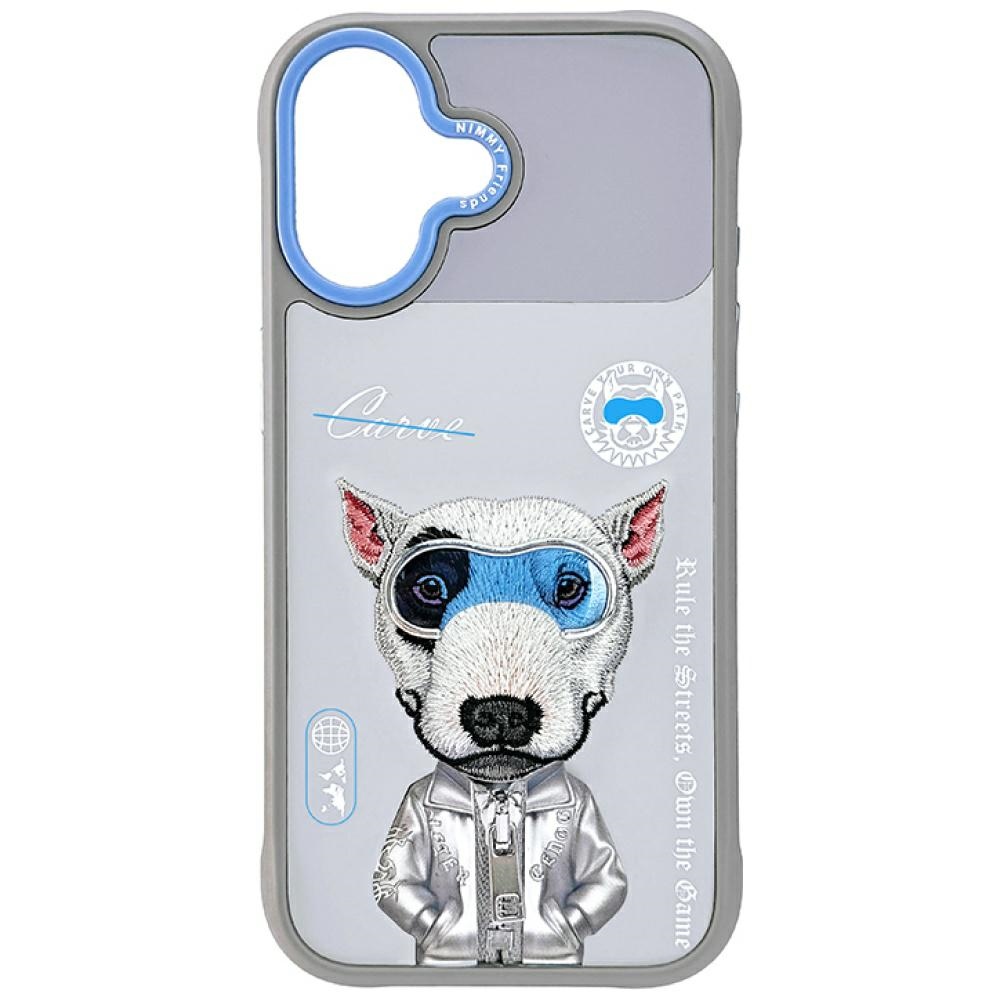 Nimmy Cool&Cute 2.0 Nag Suojakuori iPhone 17:lle - Harmaa